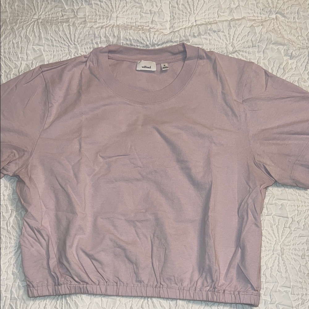 Wilfred Lilac Crop Top